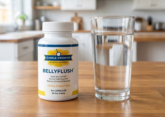 Belly Flush supplement bottle